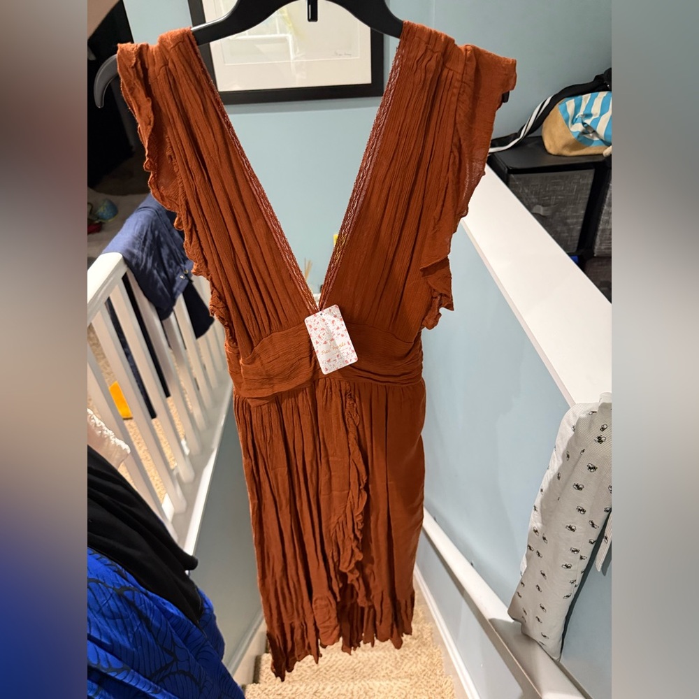 Free People Deep Bronze Dress